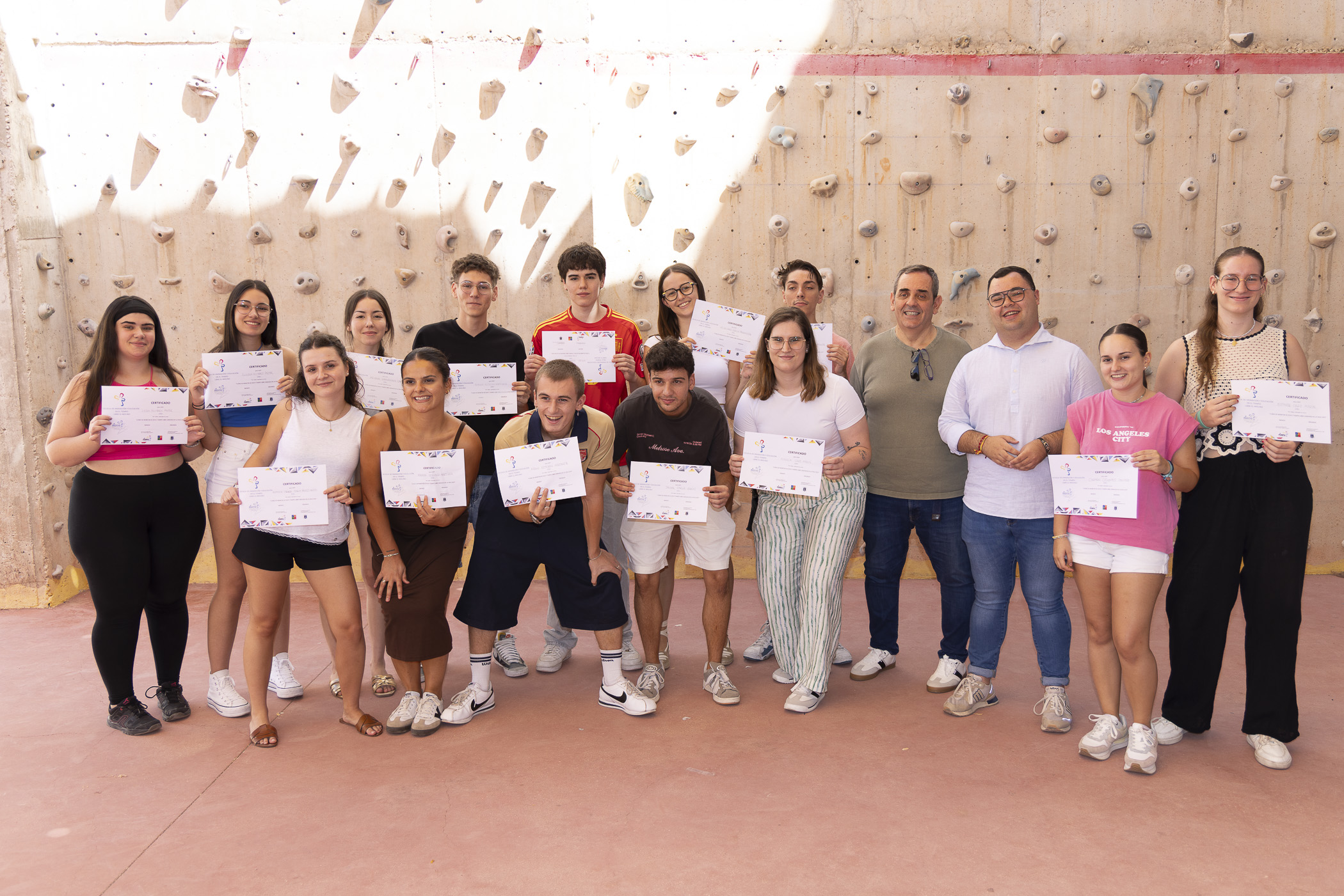 Foto de monitores de curso de ocio y tiempo libre
